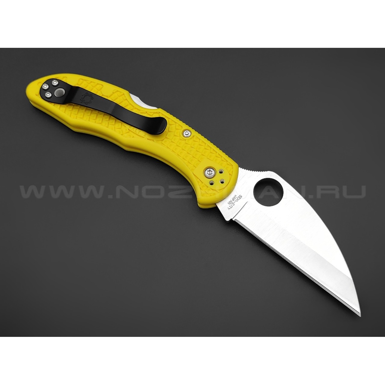 Нож Spyderco Salt 2 Wharncliffe C88PWCYL2 сталь H-1, рукоять FRN Yellow