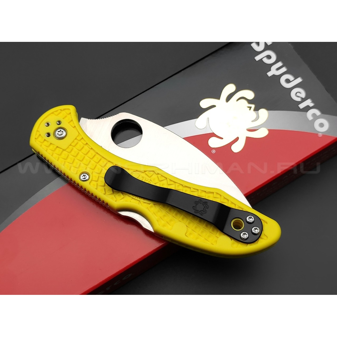 Нож Spyderco Salt 2 Wharncliffe C88PWCYL2 сталь H-1, рукоять FRN Yellow