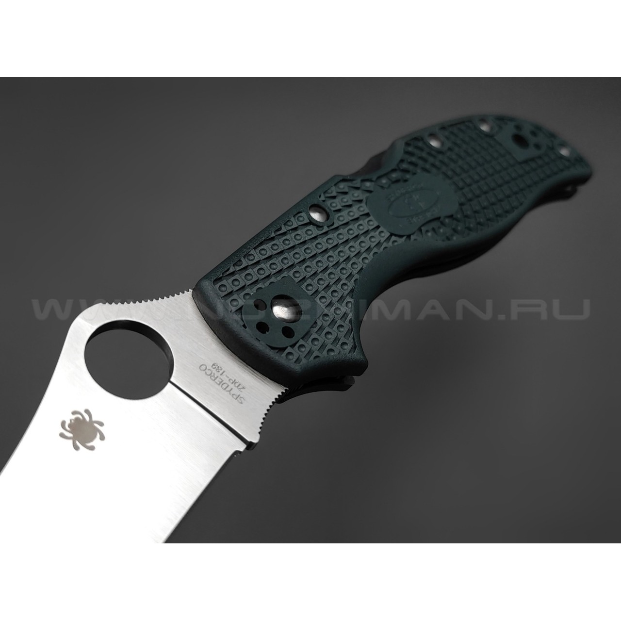 Нож Spyderco Stretch 2 C90PGRE2 сталь ZDP-189, рукоять FRN British Racing Green