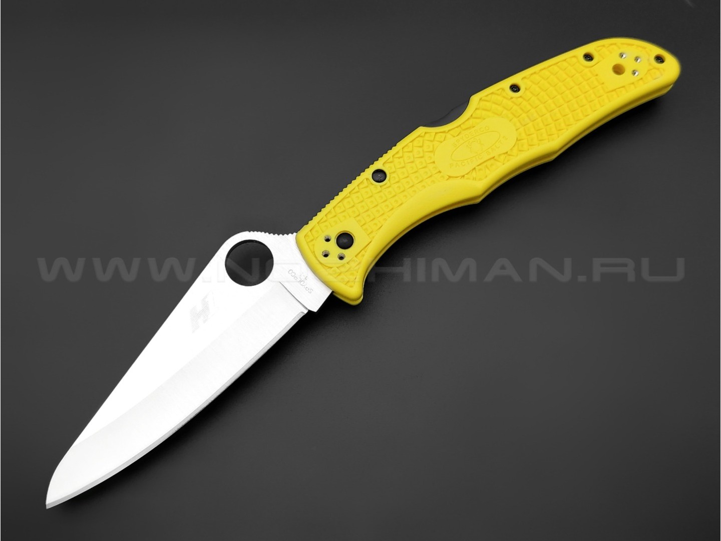 Нож Spyderco Pacific Salt 2 C91PYL2 сталь H-1, рукоять FRN Yellow