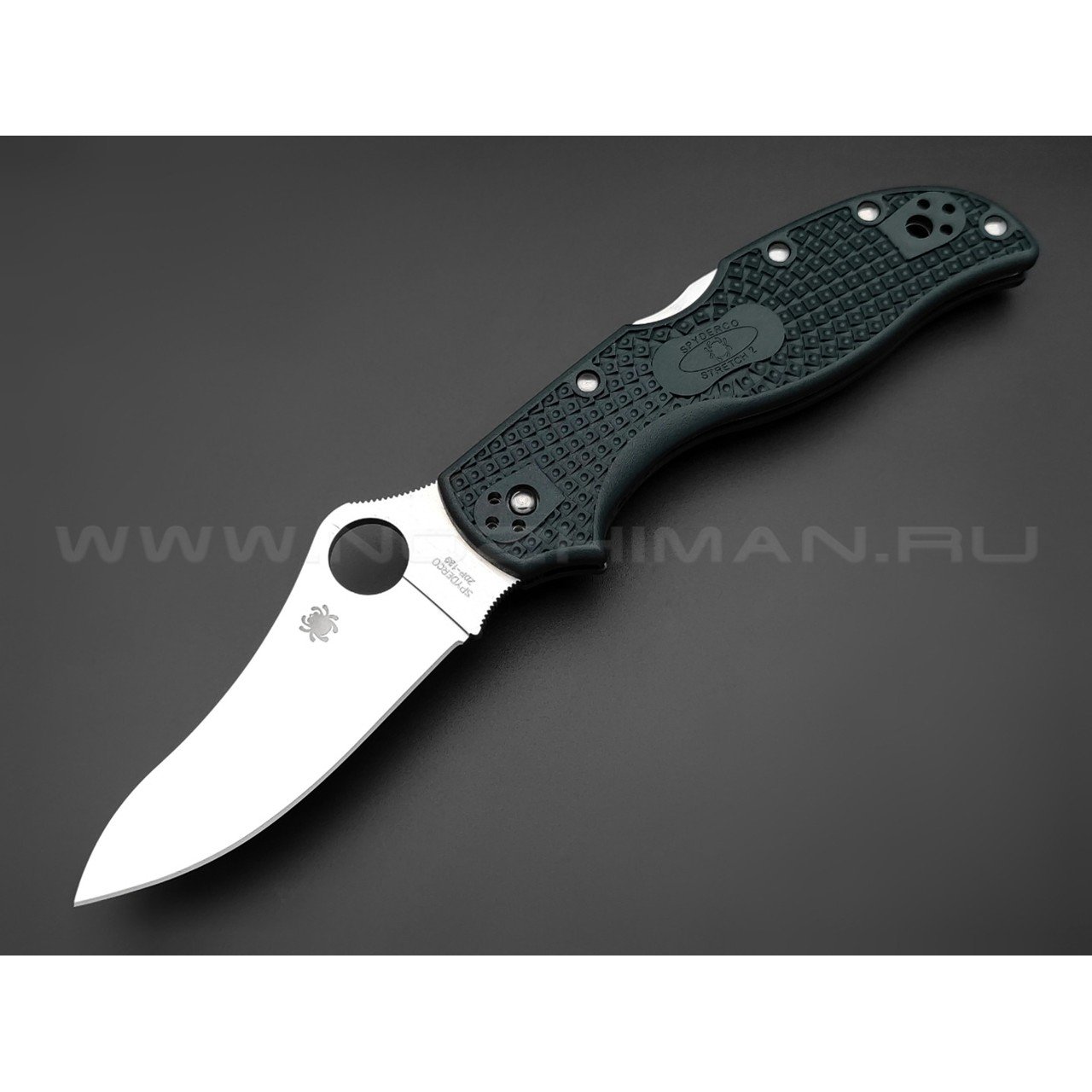 Нож Spyderco Stretch 2 C90PGRE2 сталь ZDP-189, рукоять FRN British Racing Green