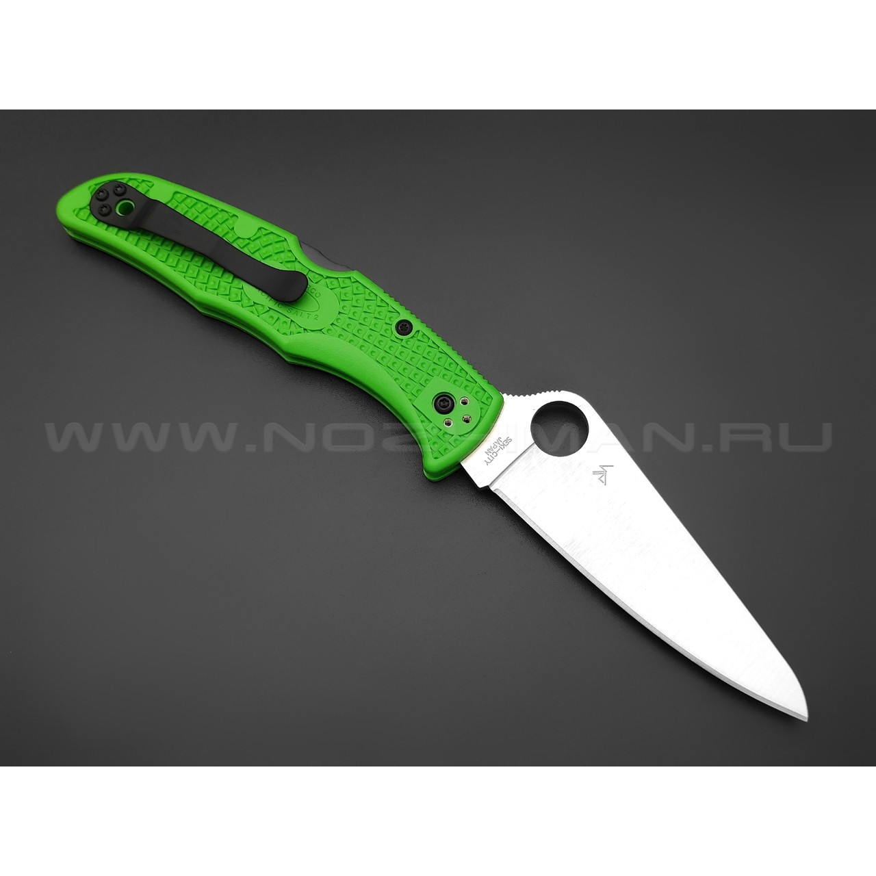 Нож Spyderco Pacific Salt 2 C91FPGR2 сталь LC200N, рукоять FRN Green