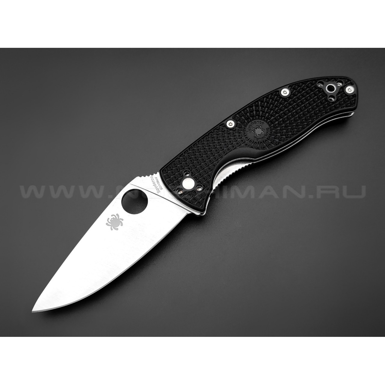 Нож Spyderco Tenacious LTW C122PBK, сталь 8Cr13MoV, рукоять FRN