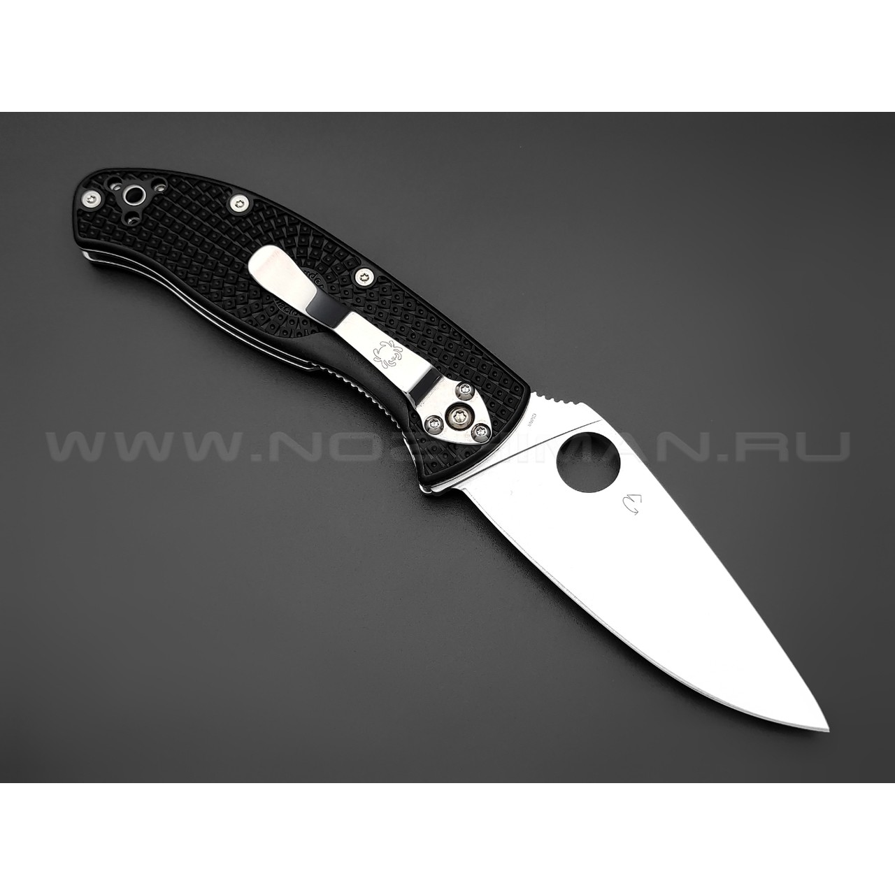 Нож Spyderco Tenacious LTW C122PBK, сталь 8Cr13MoV, рукоять FRN