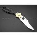 Нож Spyderco Schempp Bowie C190CFP сталь CPM S30V, рукоять Carbon fiber, brass