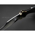 Нож Spyderco Schempp Bowie C190CFP сталь CPM S30V, рукоять Carbon fiber, brass
