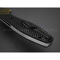 Нож Spyderco Schempp Bowie C190CFP сталь CPM S30V, рукоять Carbon fiber, brass