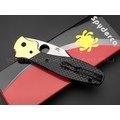 Нож Spyderco Schempp Bowie C190CFP сталь CPM S30V, рукоять Carbon fiber, brass