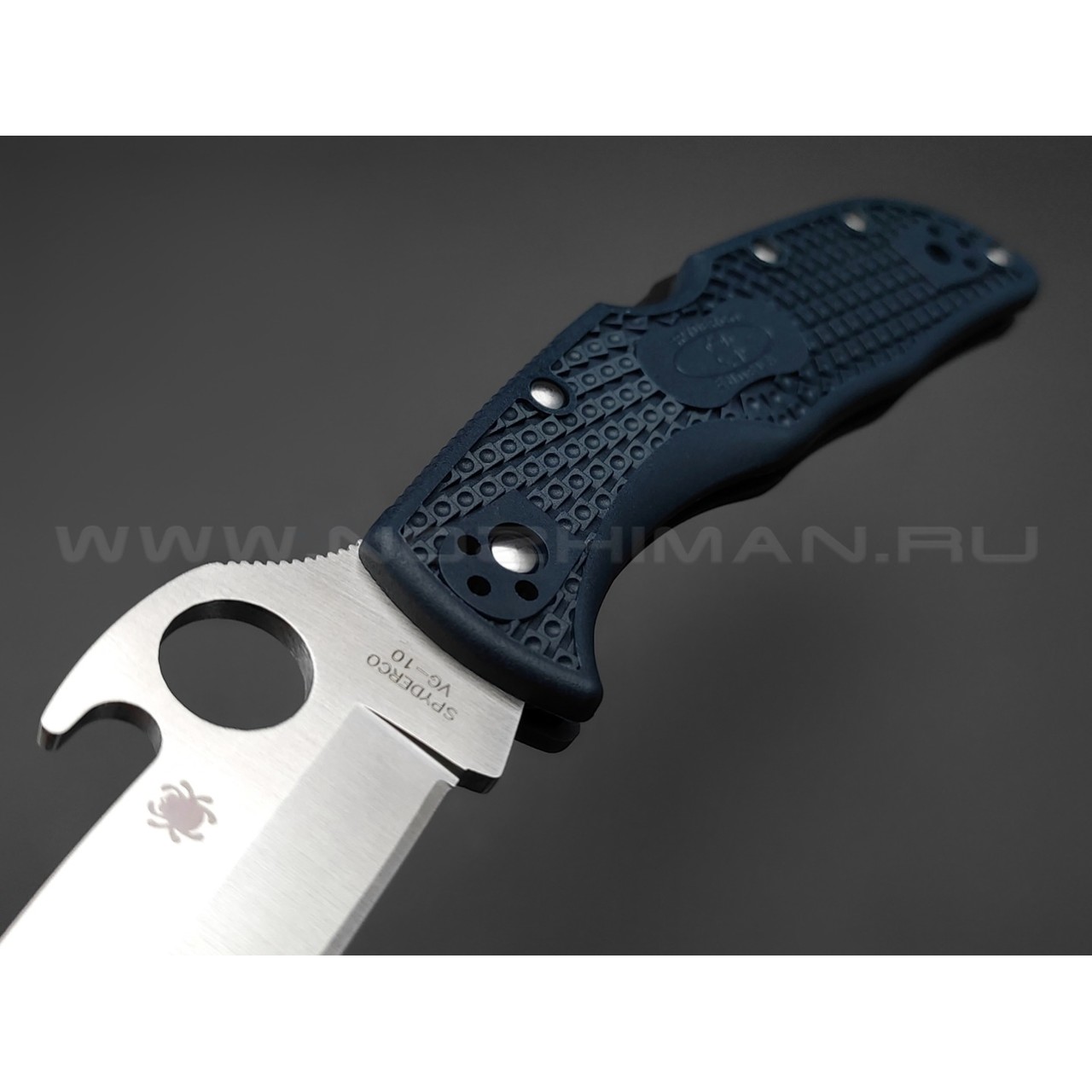 Нож Spyderco Endela Emerson Opener C243PGYW сталь VG-10, рукоять FRN Blue-gray