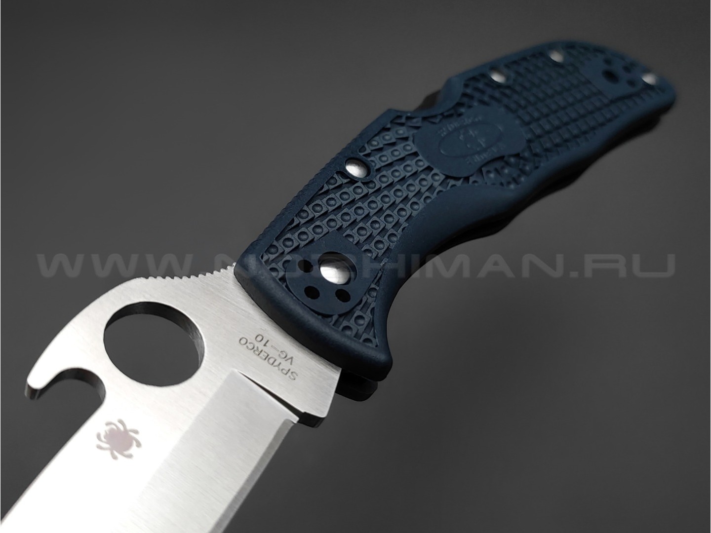 Нож Spyderco Endela Emerson Opener C243PGYW сталь VG-10, рукоять FRN Blue-gray