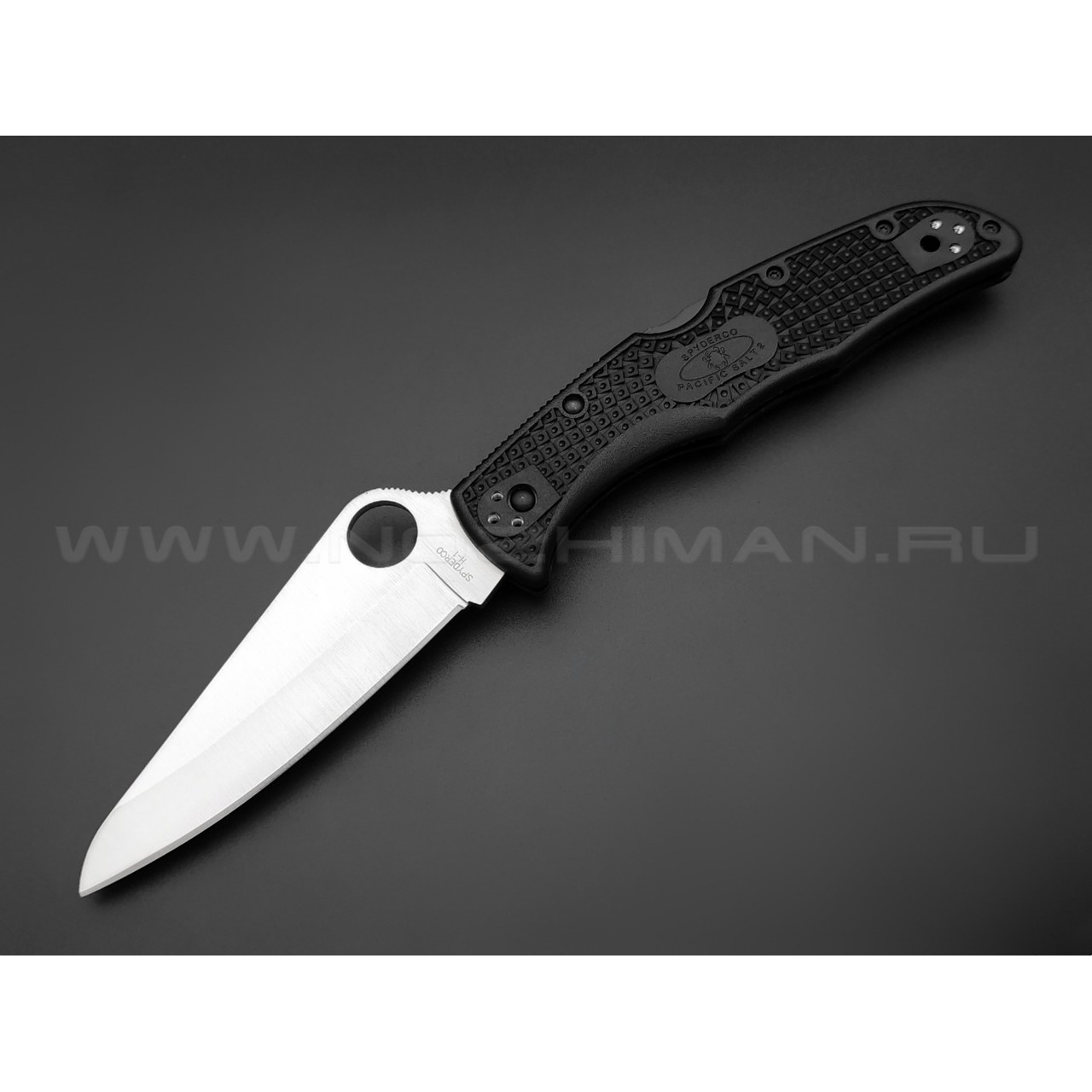 Нож Spyderco Pacific Salt 2 C91PBK2 сталь H-1, рукоять FRN Black