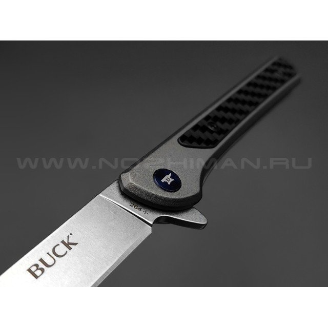Нож Buck Cavalier 0264GYS сталь 7Cr, рукоять алюминий и карбон