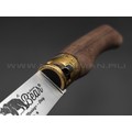 Нож Antonini Old Bear Classical Walnut XL 9307/23_LN нержавеющая сталь AISI 420 рукоять орех, латунь