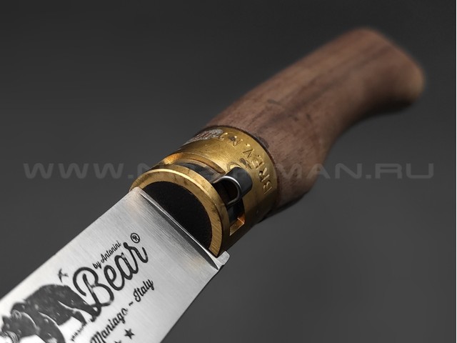 Нож Antonini Old Bear Classical Walnut XL 9307/23_LN нержавеющая сталь AISI 420 рукоять орех, латунь