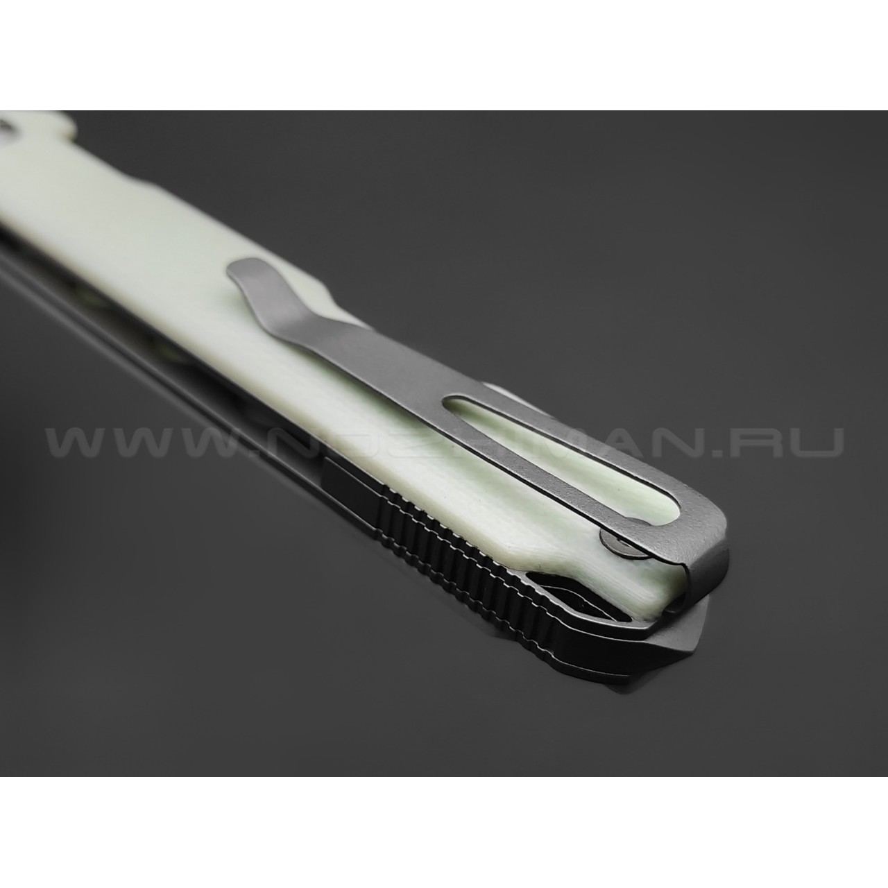 Saro нож Авиационный Single сталь K110, рукоять G10 white