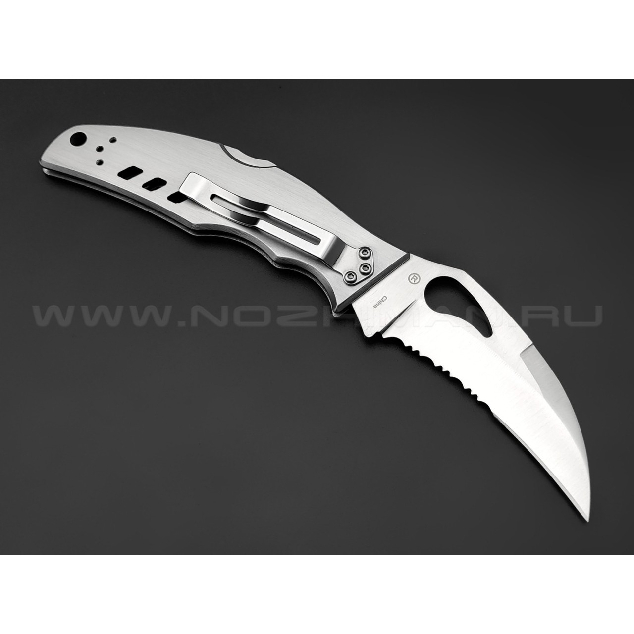 Нож Byrd Crossbill BY07PS сталь 8Cr13MoV, рукоять Stainless Steel