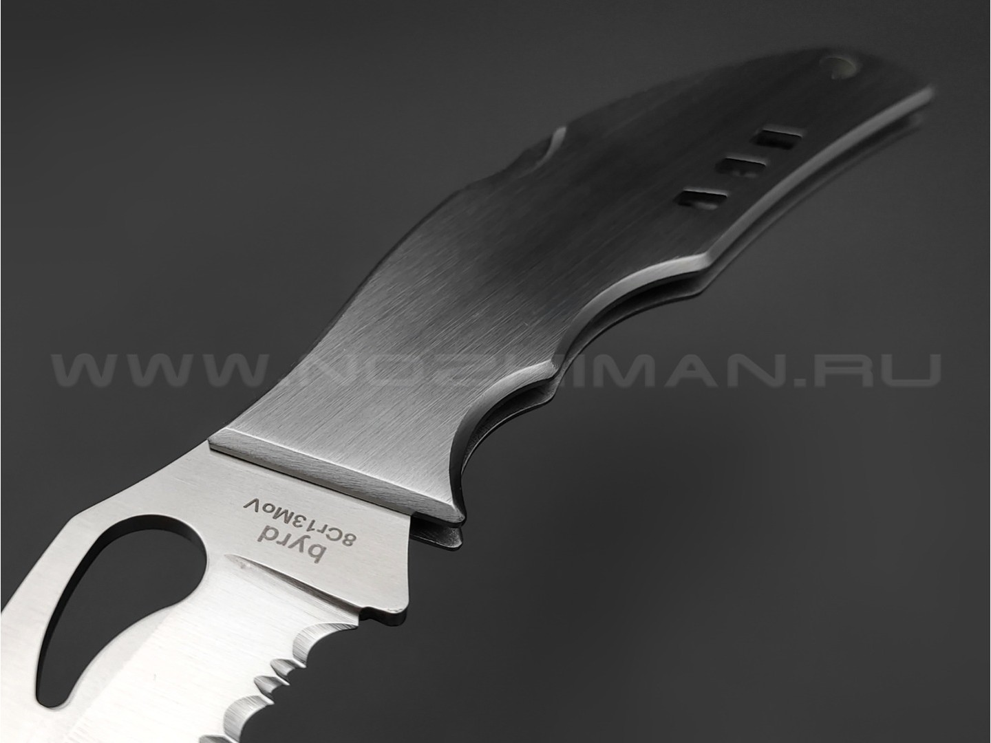Нож Byrd Crossbill BY07PS сталь 8Cr13MoV, рукоять Stainless Steel