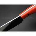 Апус нож Santoku-M сталь N690, рукоять G10 orange Апус нож Santoku-M сталь N690, рукоять G10 orange