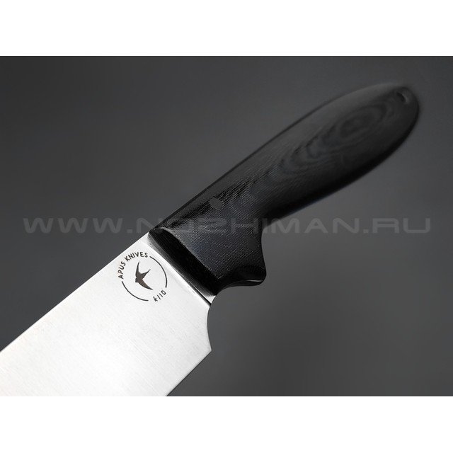 Апус нож Вилсон Лонг сталь K110, рукоять Микарта, G10 синий