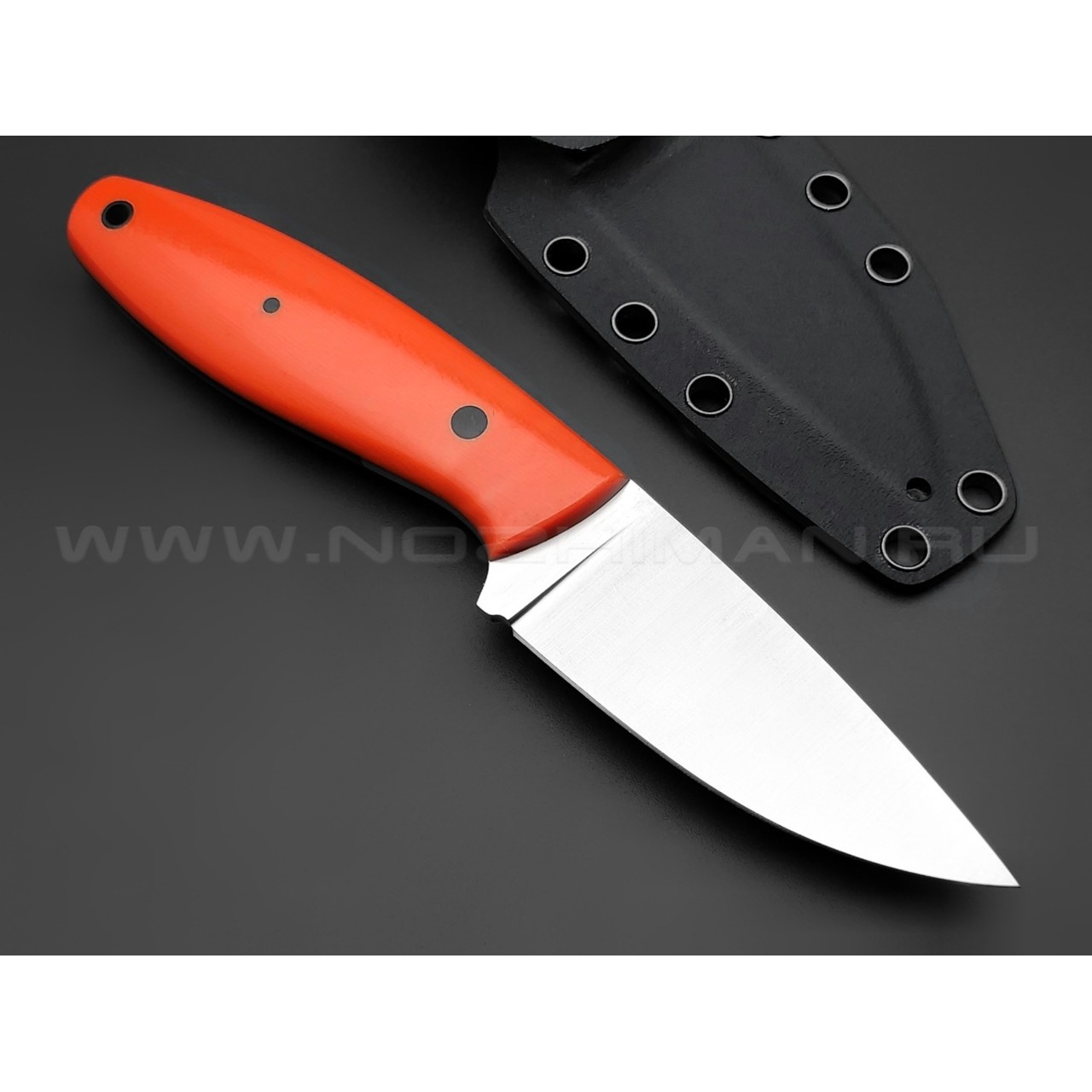 Апус нож Shorty сталь K110, рукоять G10 orange