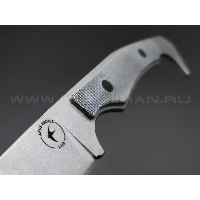 Апус нож Триггер сталь K110, рукоять Микарта