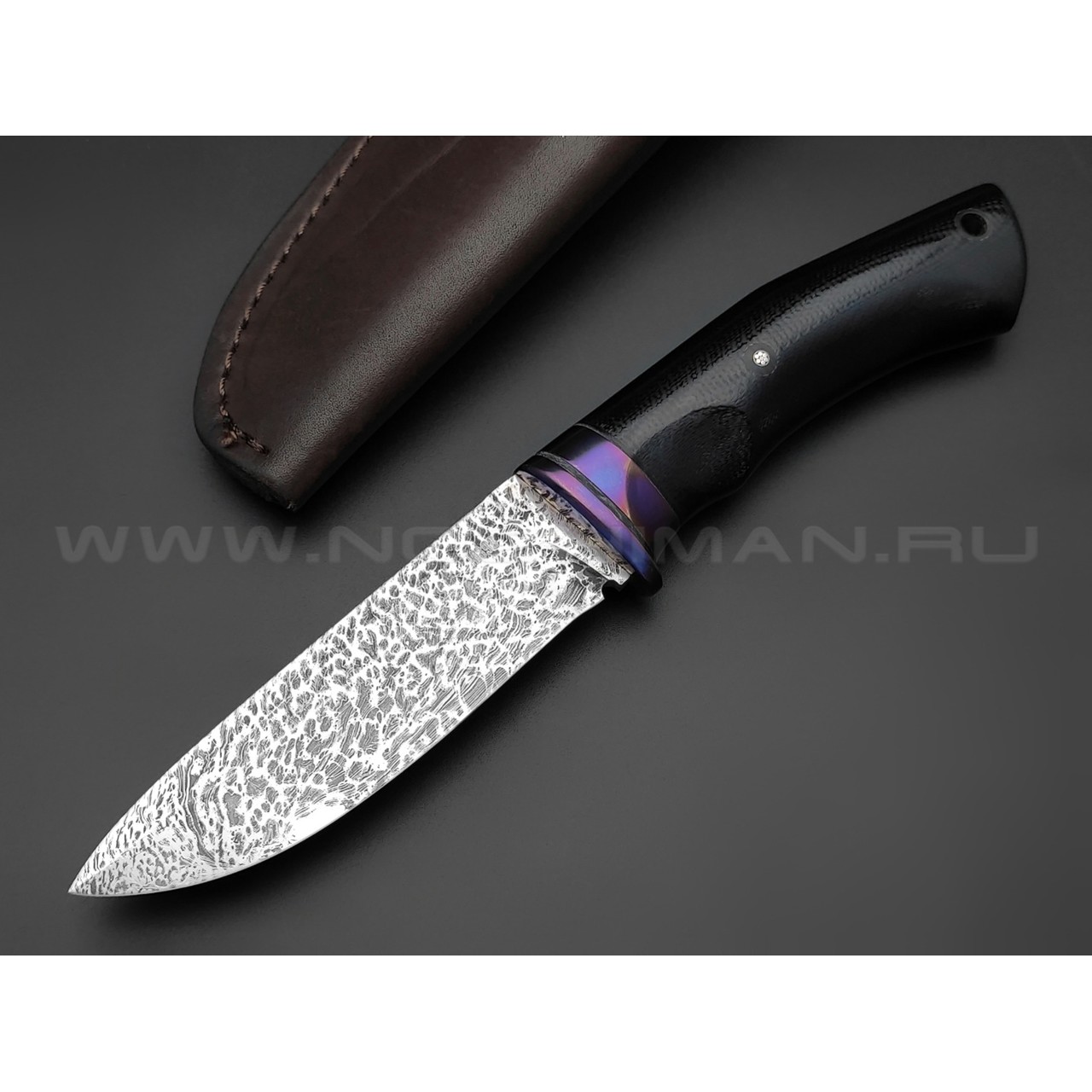 Богдан Гоготов нож NBG-15 сталь M398, рукоять G10, титан