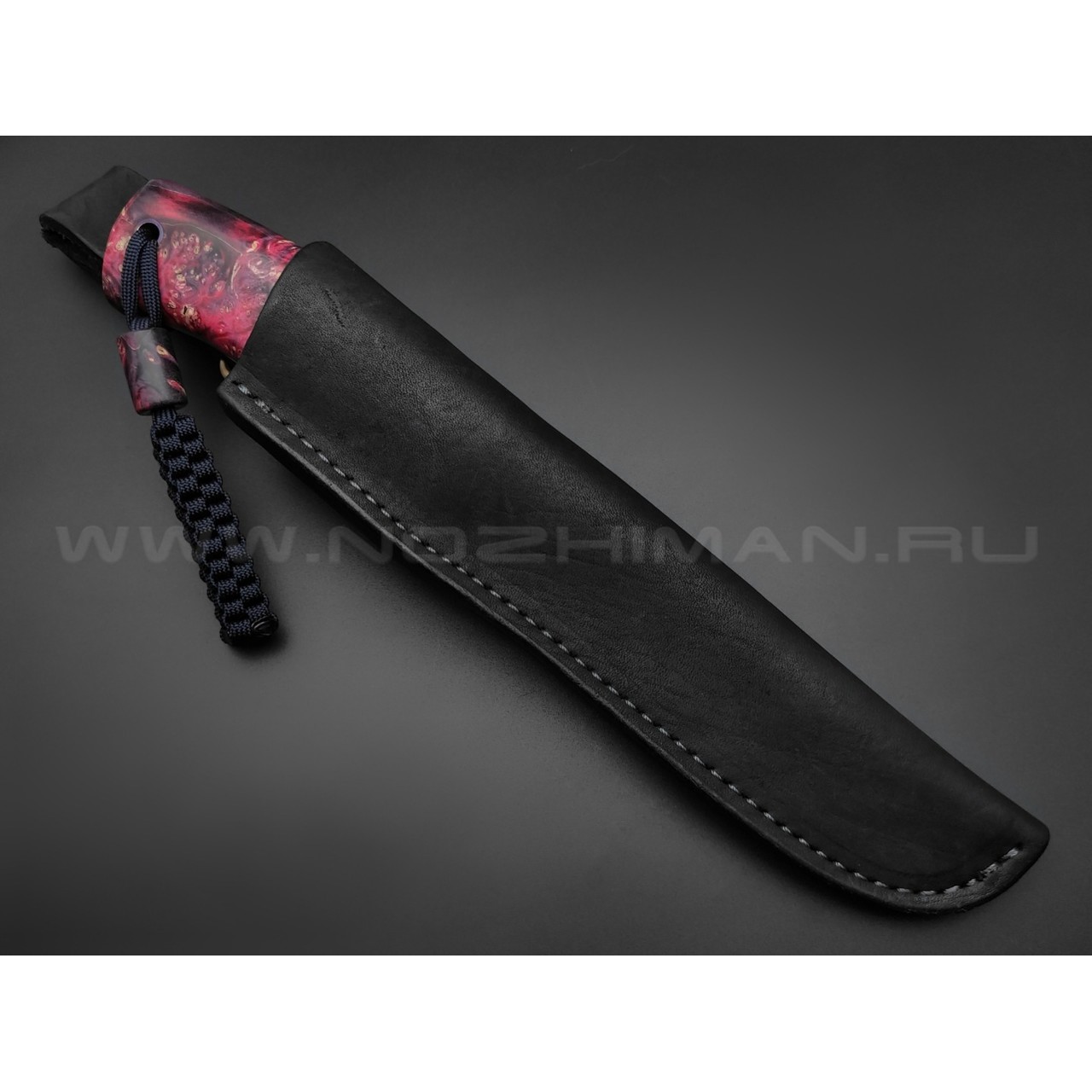 Богдан Гоготов нож NBG-16 сталь CPM Rex 121, рукоять кап клёна, титан