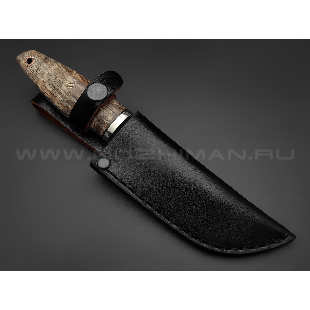 Богдан Гоготов нож NBG-14 сталь ELMAX, рукоять стабилизированное дерево