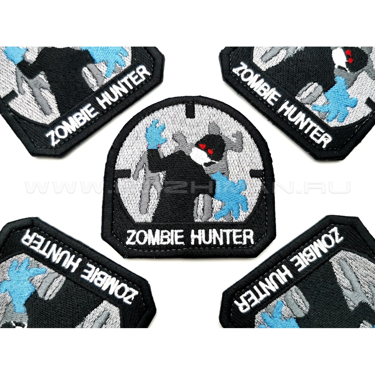 Патч П-256 "Zombie Hunter" серый