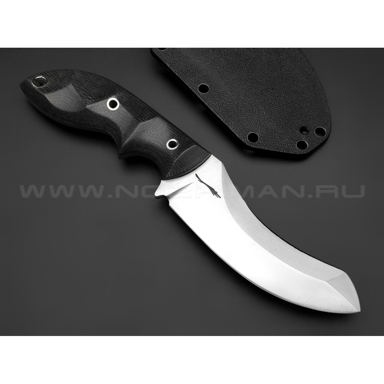 Волчий Век нож "Кондрат 10" сталь Niolox WA, рукоять микарта black