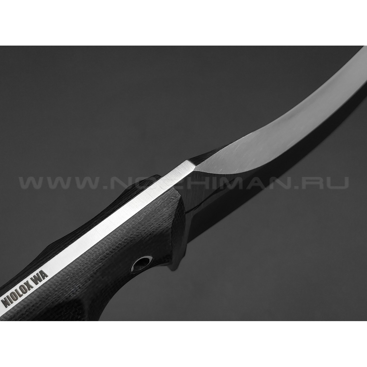 Волчий Век нож "Кондрат 10" сталь Niolox WA, рукоять микарта black