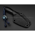 Волчий Век нож Микро МасичЬка сталь PGK WA, рукоять G10 black
