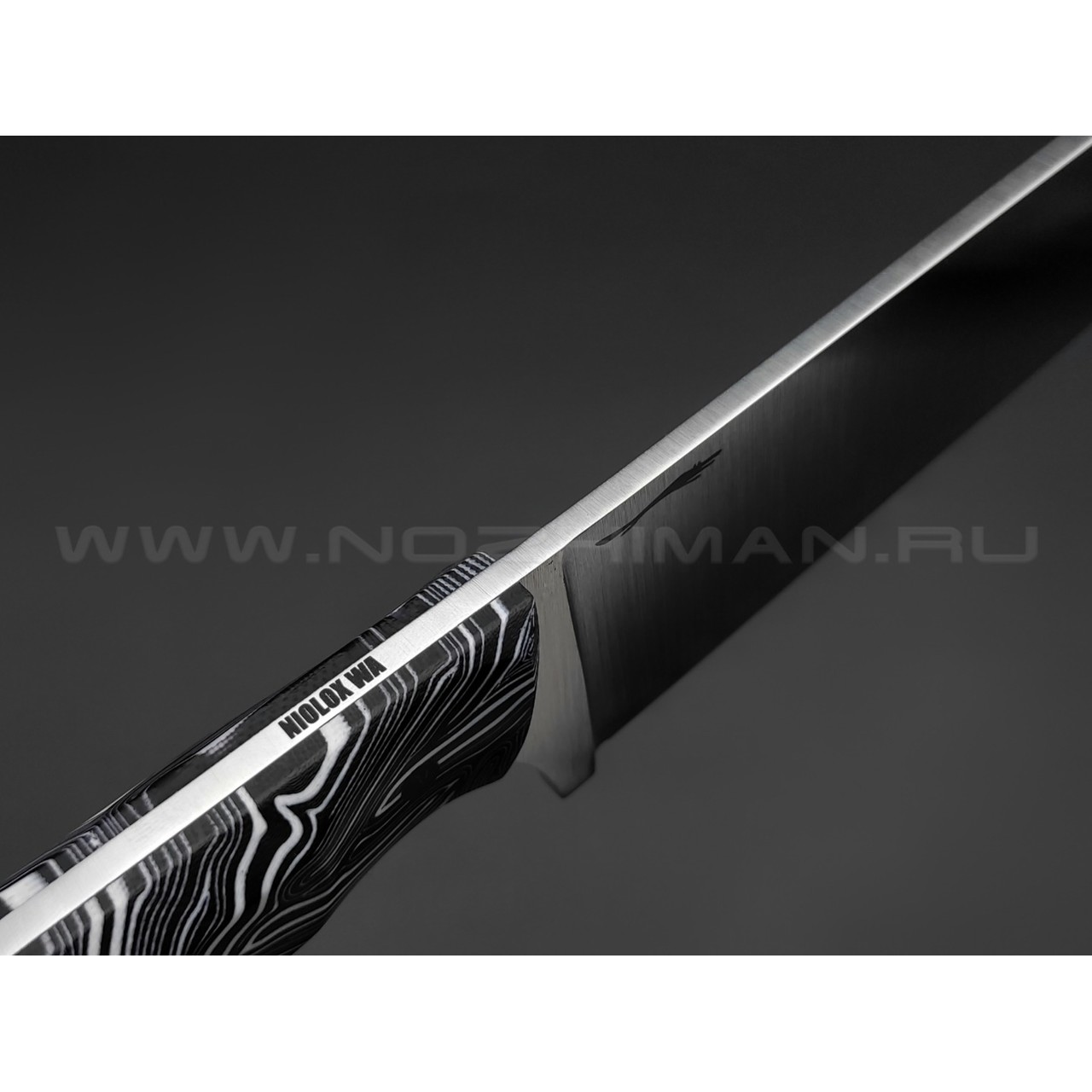 Волчий Век нож Пчак сталь Niolox WA satin, рукоять Chaotic G10