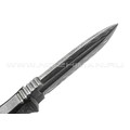 Волчий Век нож Команданте Brutal Concept сталь Elmax WA 12 mm, рукоять Carbon fiber, Silver Twill Волчий Век нож Команданте Brutal Concept сталь Elmax WA 12 mm, рукоять Carbon fiber, Silver Twill