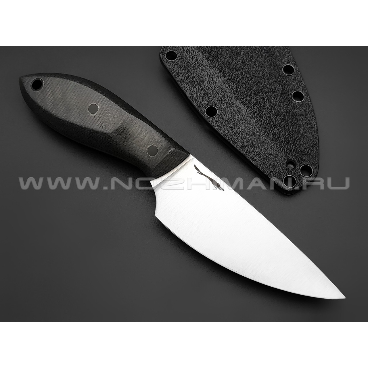 Волчий Век нож МасичЬка сталь Niolox WA satin, рукоять Микарта