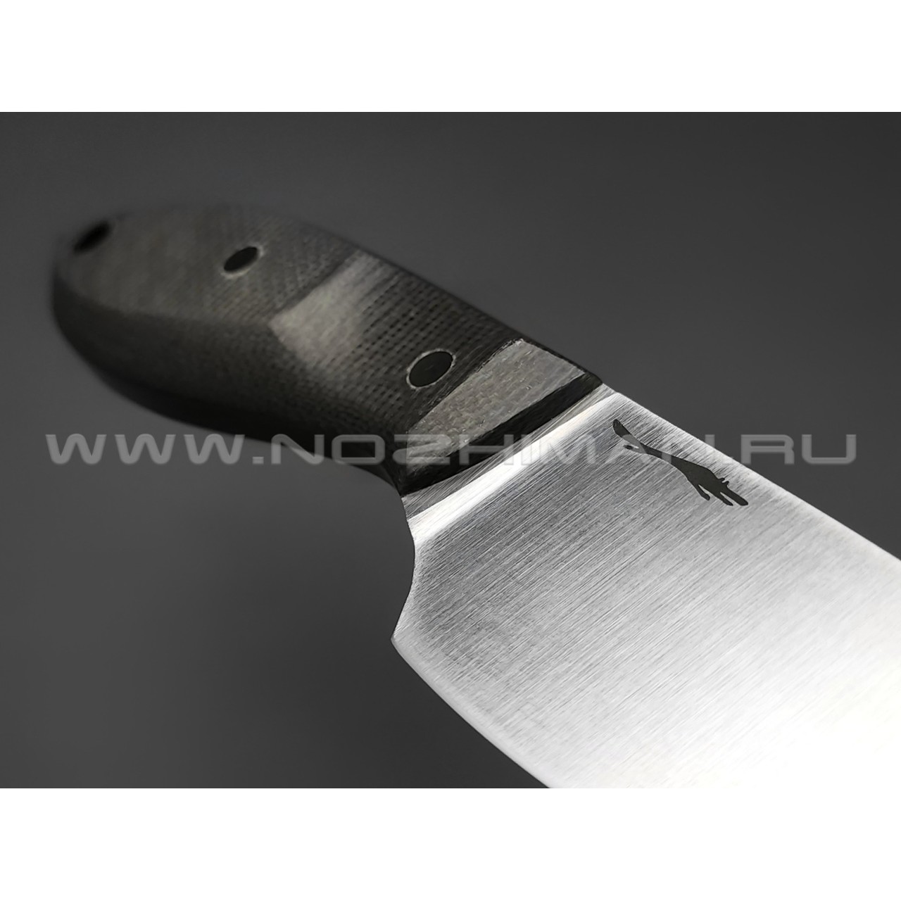 Волчий Век нож МасичЬка сталь Niolox WA satin, рукоять Микарта