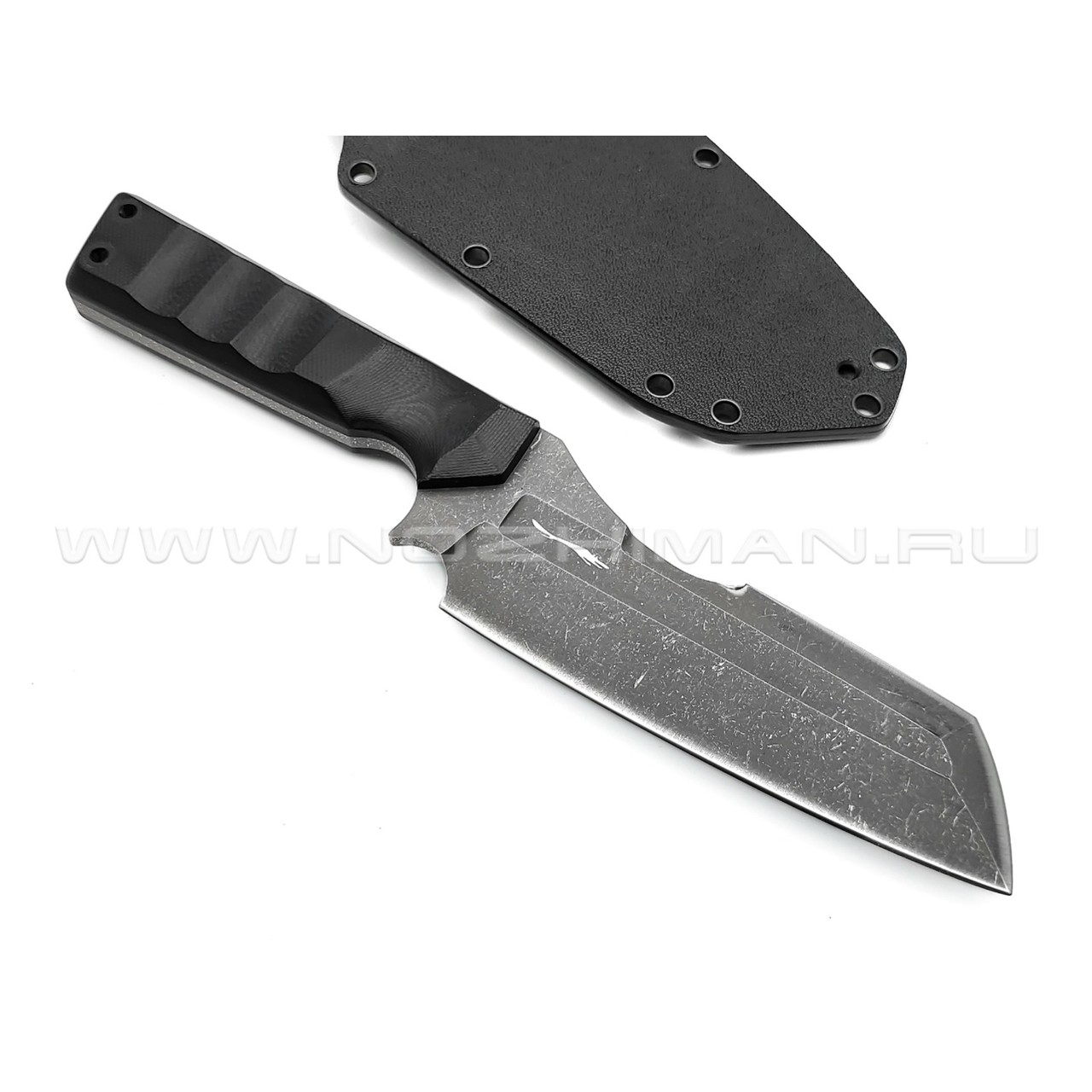 Волчий Век нож "Карачун" сталь Niolox WA, рукоять G10 black