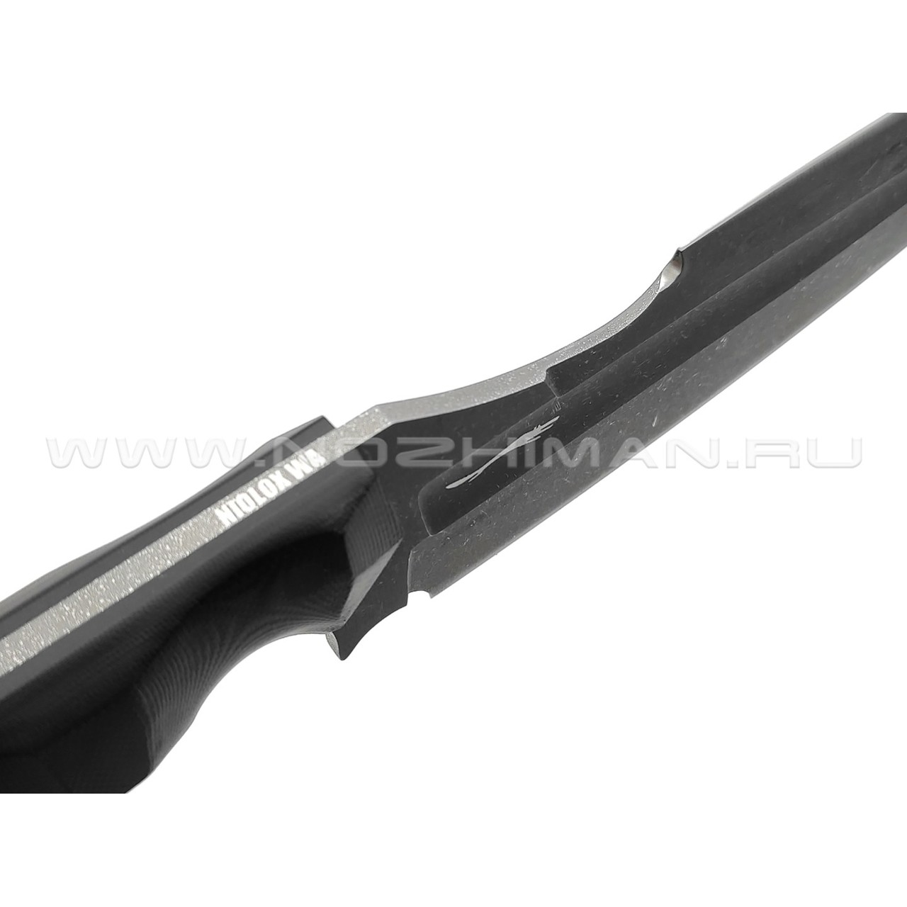 Волчий Век нож "Карачун" сталь Niolox WA, рукоять G10 black