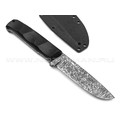 Волчий Век нож Wolfkniven сталь PGK WA дамаскаж, рукоять G10 black