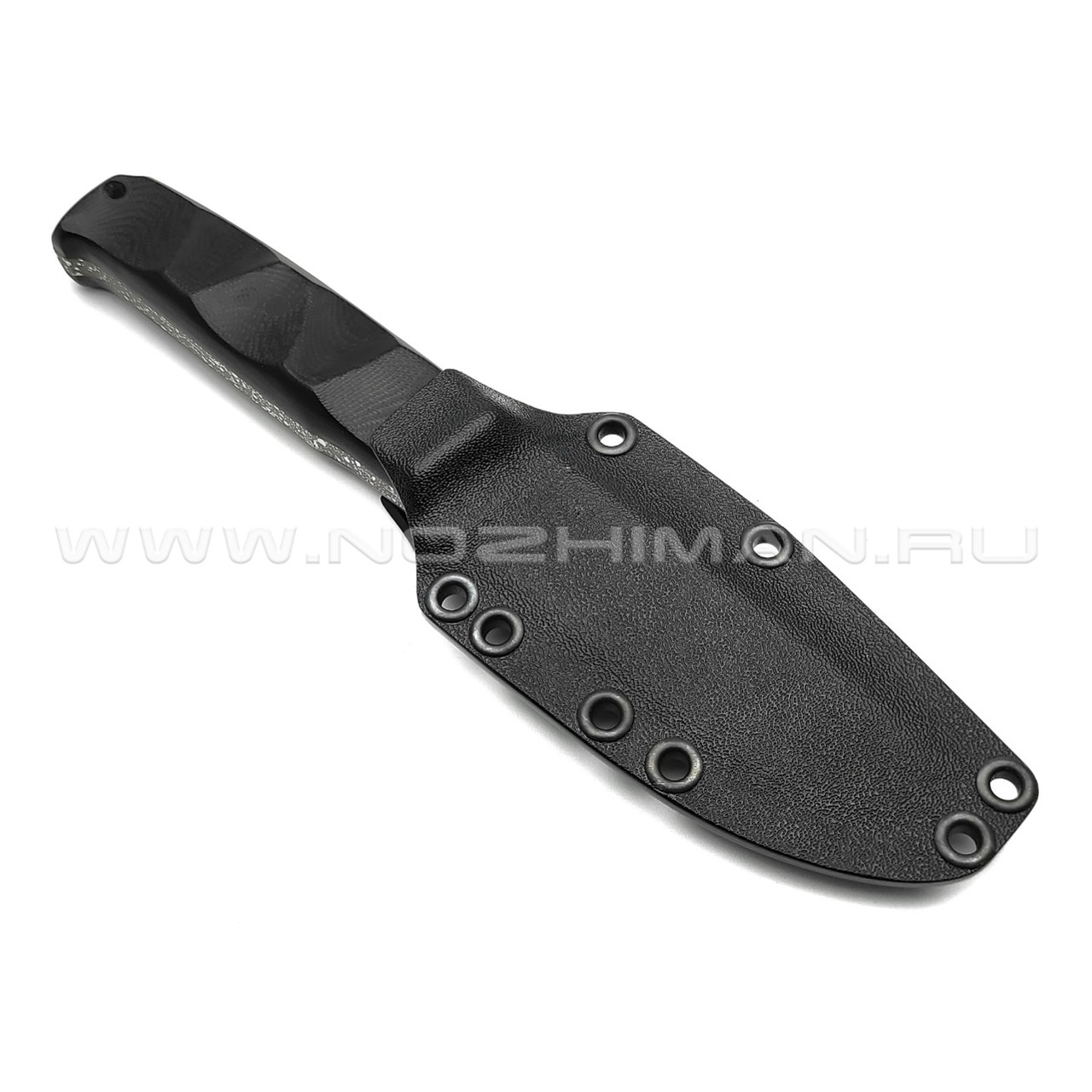 Волчий Век нож Wolfkniven сталь PGK WA дамаскаж, рукоять G10 black