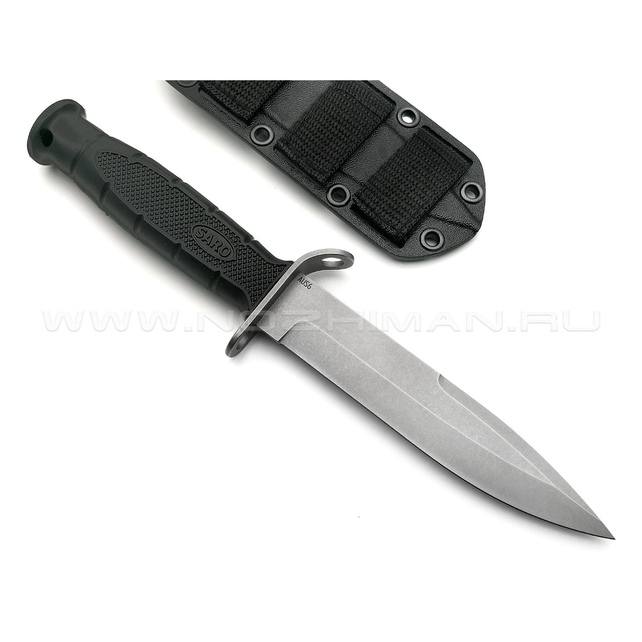 Saro нож 6Х9С сталь Aus-6, рукоять резина