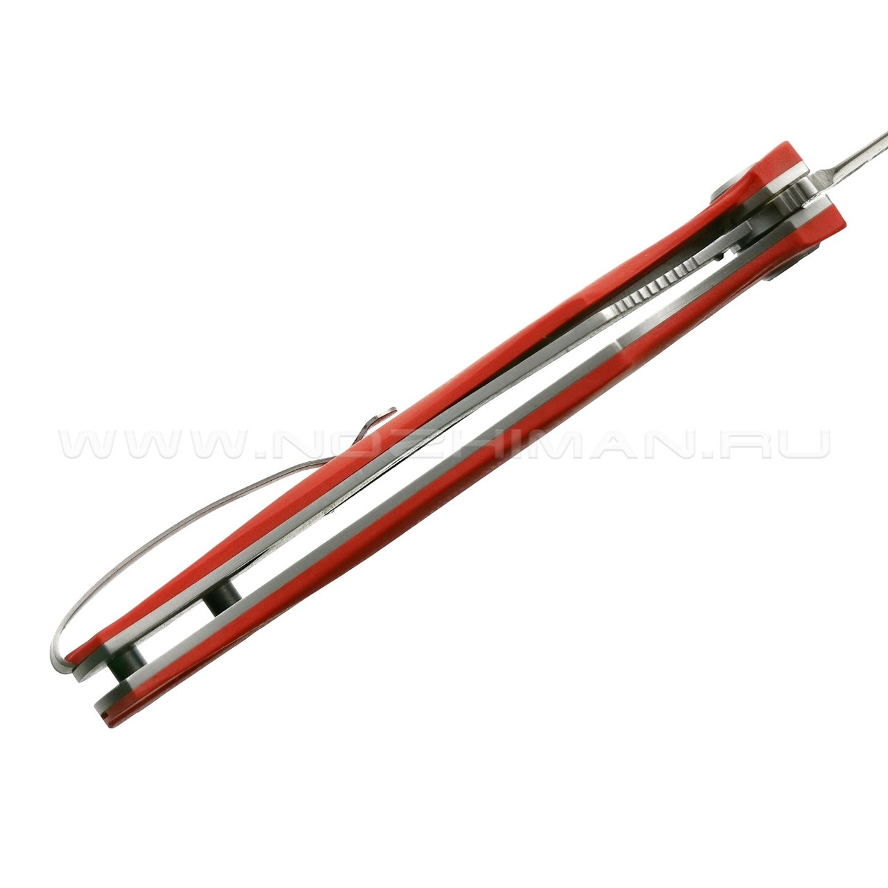 Saro нож Чиж Плюс, сталь N690, рукоять G10 red