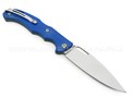 Saro нож Кайман EVO сталь K110, рукоять G10 blue