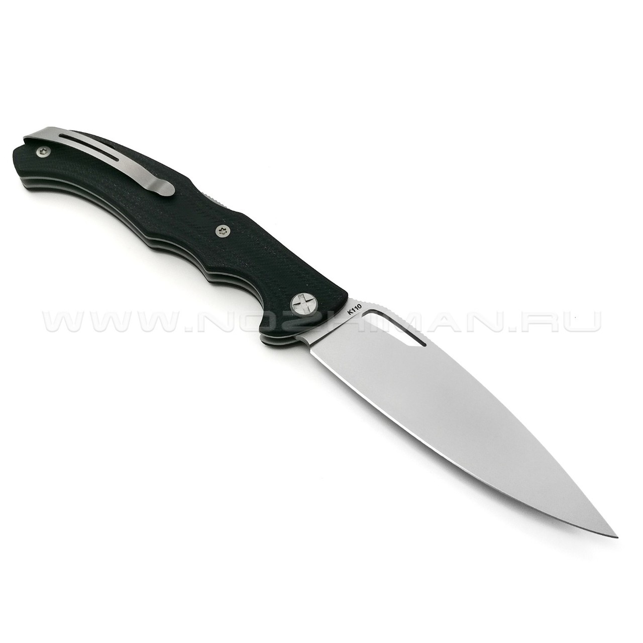 Saro нож Кайман EVO сталь K110, рукоять G10 black