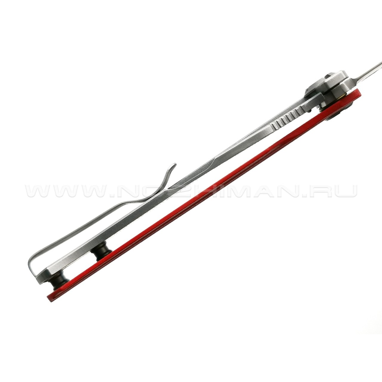 Saro нож Чиж Next сталь N690, рукоять G10 red