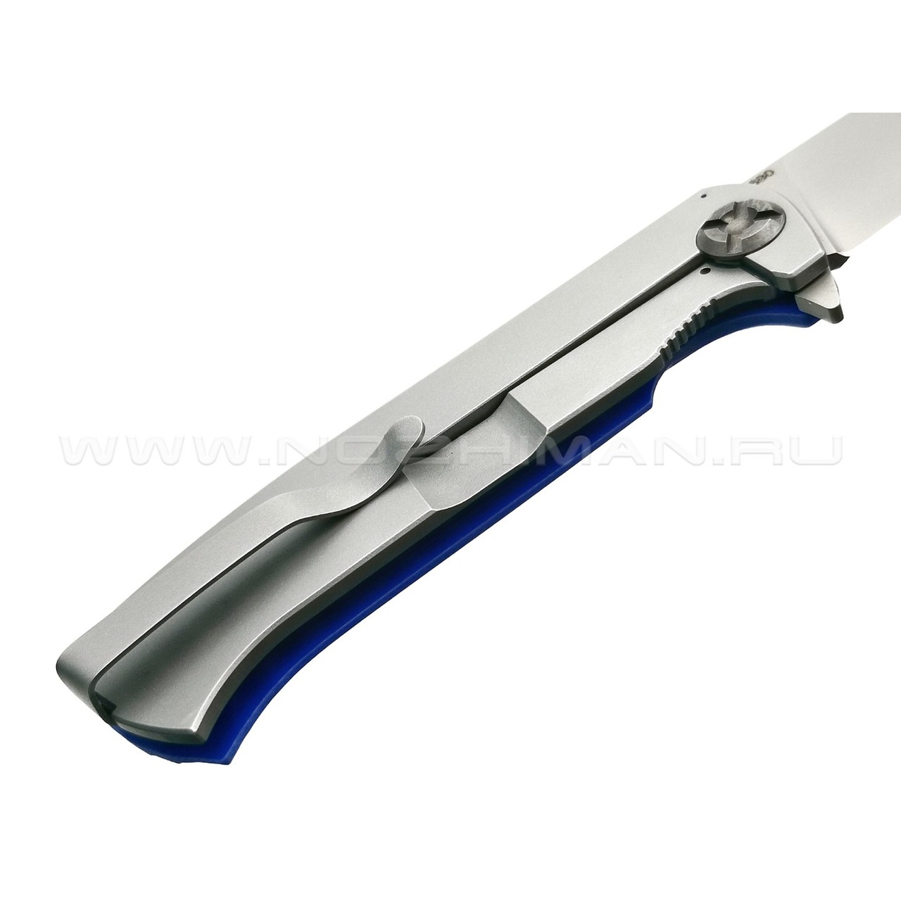 Saro нож Чиж Next сталь N690, рукоять G10 blue