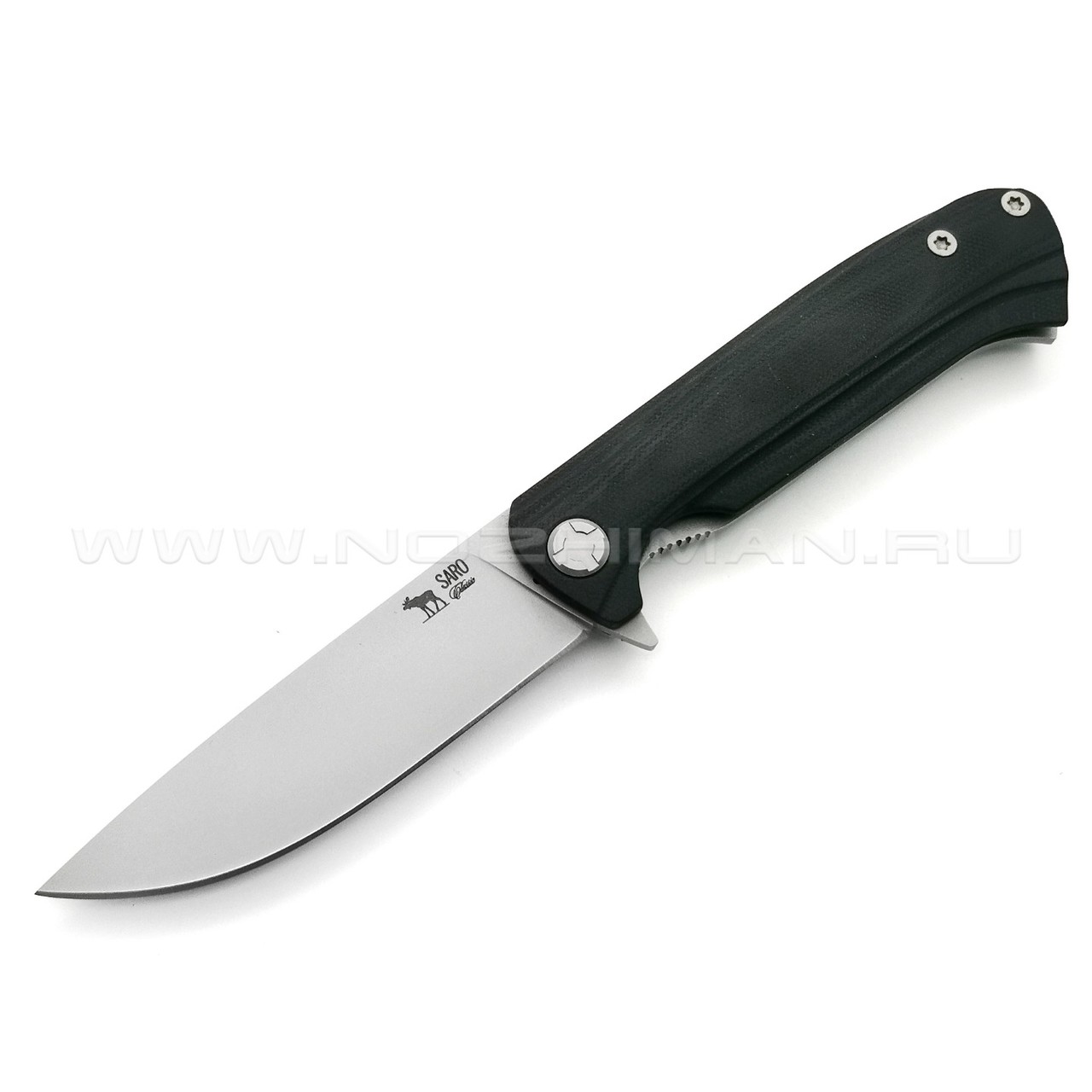 Saro нож Чиж Next сталь N690, рукоять G10 black