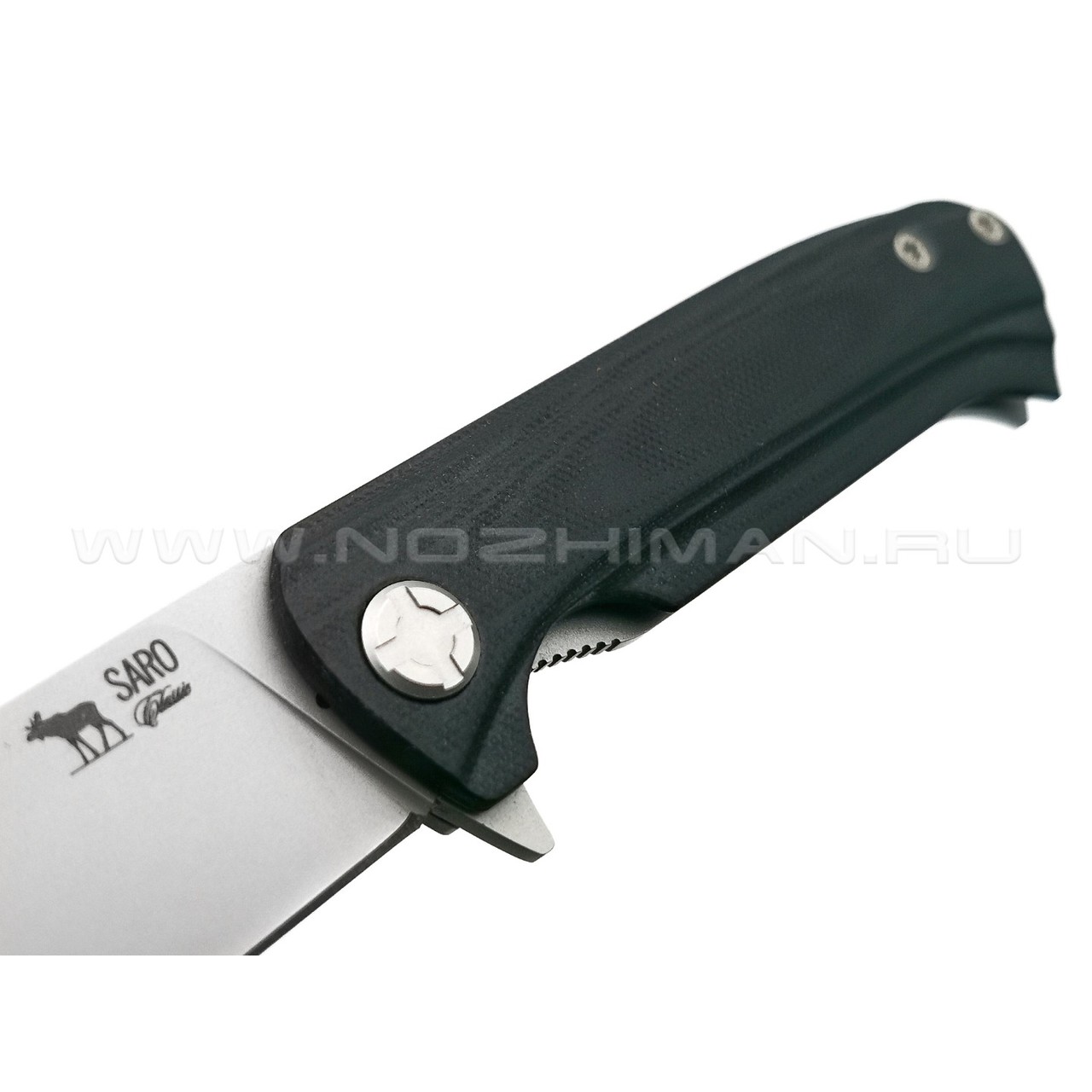 Saro нож Чиж Next сталь N690, рукоять G10 black