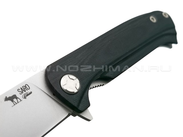 Saro нож Чиж сталь N690, рукоять G10 black