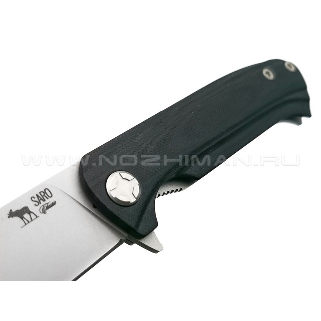 Saro нож Чиж Next сталь N690, рукоять G10 black